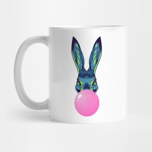 Pink Bubblegum Rabbit Mug